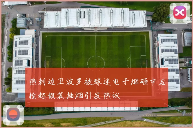 热刺边卫波罗被球迷电子烟砸中后捡起假装抽烟引发热议