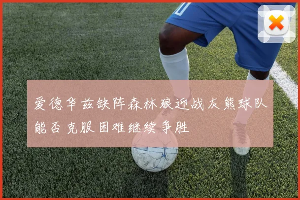 爱德华兹缺阵森林狼迎战灰熊球队能否克服困难继续争胜